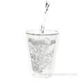 Double Wall Heat ResistAnd Glass Cup For Coffee